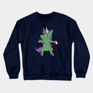 Funny Halloween Zombie Unicorn Crewneck Sweatshirt